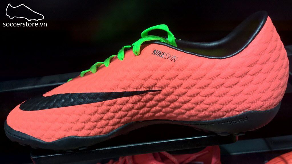 nike hypervenom phelon tf green